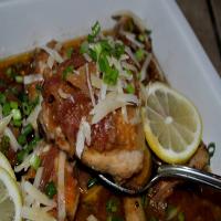 Chicken Thighs in a Wine and Lemon Sauce image