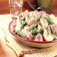Potato Salad with Ham and Green Beans_image