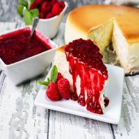 Raspberry Grand Marnier Cheesecake image