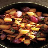 Ginger-Glazed Pearl Onions and Parsnips image