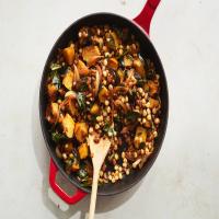 Three Sisters Bowl With Hominy, Beans and Squash image