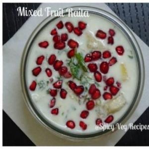 Fruit Raita Recipe |Mixed Fruit Raita_image