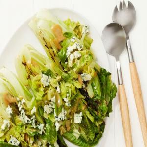 Grilled Romaine Salad with Blue Cheese and Basil image