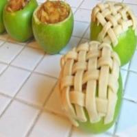 Apple Pie Baked in the Apple._image