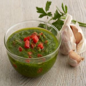 Parsley Pesto with Roasted Peppers image