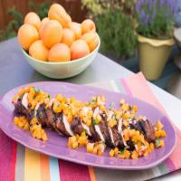 Grilled Pork Tenderloin and Apricot-Serrano Salsa image
