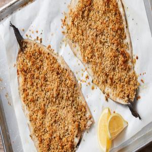 Roasted Fish With Lemon, Sesame and Herb Breadcrumbs Recipe_image