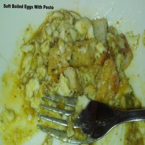 Soft Boiled Eggs With Pesto image
