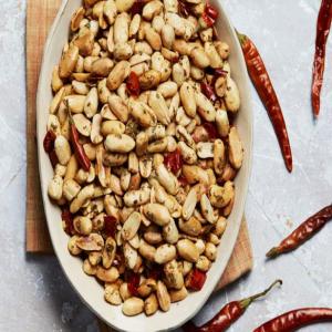 Spicy Garlic-Herb Peanuts image