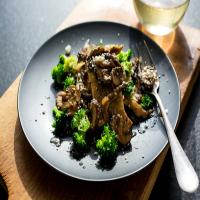 Millet Polenta With Mushrooms and Broccoli or Broccoli Raab image