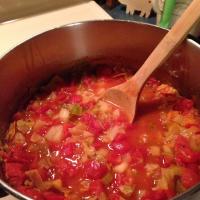 Cabbage, Potato, and Tomato Soup image