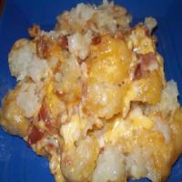 Cheesy Chicken, Bacon and Tater Tot Crock Pot Bake Recipe - (4.4/5) image
