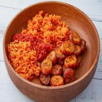 Jollof Rice with Fried Plantains_image