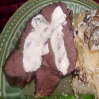 Crock Pot Roast Beef and Horseradish Sauce_image