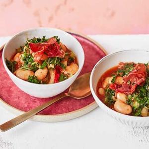 Prosciutto, kale & butter bean stew_image