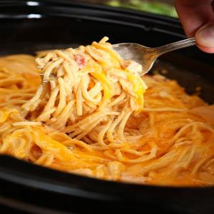 Ultimate Crock Pot Chicken Spaghetti_image