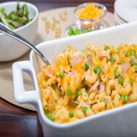 Mac and Cheese Casserole with Ham image