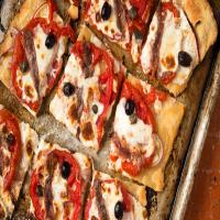 Tomato Tart With Fresh Mozzarella and Anchovies_image