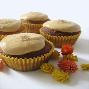 Fresh Orange Cupcakes With Orange Icing image