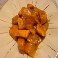 Curried Sweet Potatoes in Coconut Milk image