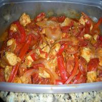 Chicken and Andouille Sausage With Peppers (Ww 5 Points) image