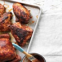 Grilled Chicken Breasts with BBQ Sauce_image