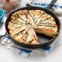 Asparagus and Red Pepper Frittata_image