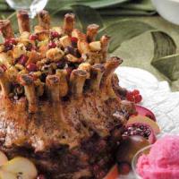 Cranberry-Stuffed Crown Roast of Pork_image