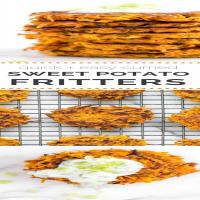 Curried Sweet Potato + Carrot Fritters_image
