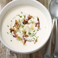 Smoked haddock & new potato soup with maple drizzle_image