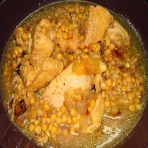 Country Style Chicken Curry With Dhal_image