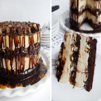 Snickers Peanut Butter Brownie Ice Cream Cake Recipe - (4.3/5)_image
