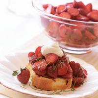 Balsamic-Macerated Strawberries with Basil_image