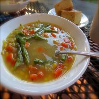 Spring Corn Soup With Asparagus image