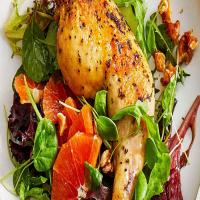 Crispy Chicken and Citrus Salad with Honey-Dijon Vinaigrette_image
