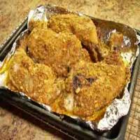 Chicken With Thyme, Mayo and Bread Crumbs_image