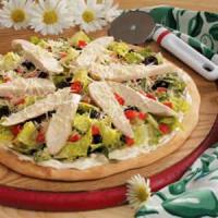 Chicken Caesar Salad Pizza image