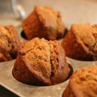 Banana-Cranberry Spice Muffins image