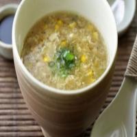 Cantonese-style sweetcorn and crabmeat soup_image