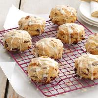 Glazed Cranberry Biscuits image
