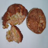 Healthy Rhubarb Cinnamon Muffins image