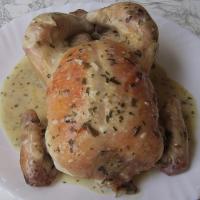 French Tarragon Roast Chicken_image