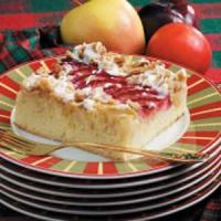 Apple Plum Streusel Dessert image