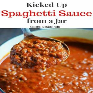 Kicked Up Spaghetti Sauce Out of a Jar_image