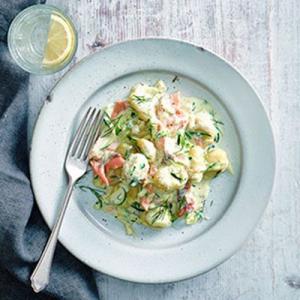 Creamy gnocchi with smoked trout & dill image
