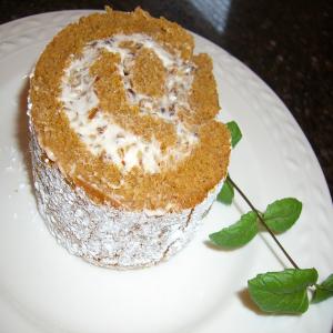 Pumpkin Roll With Cream Cheese Filling image
