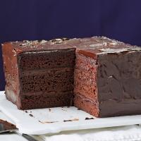 Deep & Dark Ganache Cake image