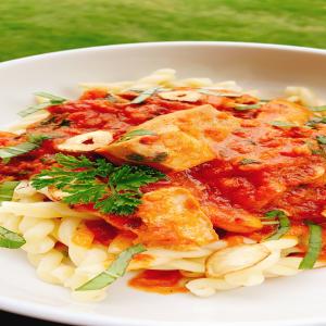 Spicy Tuna Pasta with Creamy Fra Diavolo Sauce image