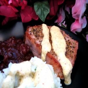 Grilled Chops With Dijon Cream_image