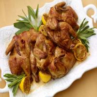Butterflied Cornish Hens with Sage Butter image